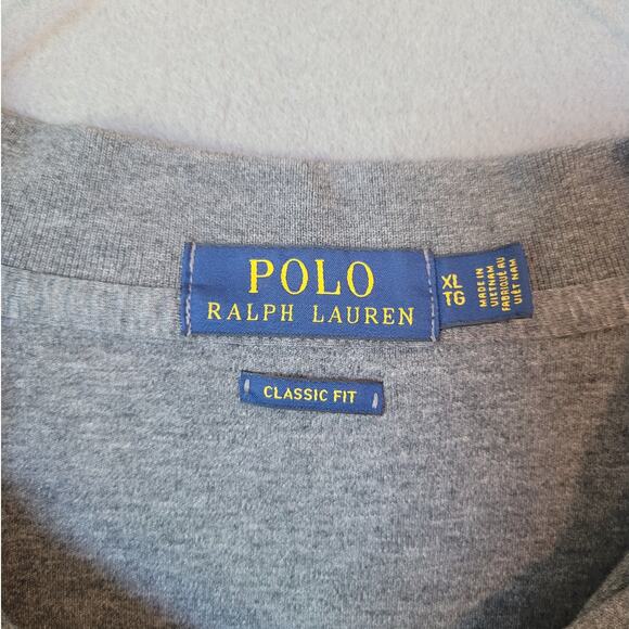 🐎 Polo Ralph Lauren Men’s XL Gray Heather Polo Shirt – Soft Cotton – EUC - Picture 6 of 8